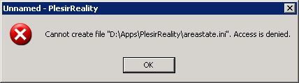 PlesirUglyError