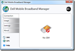 Dell Mobile Broadband Manager