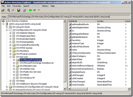 Sysinternals Active Directory Explorer